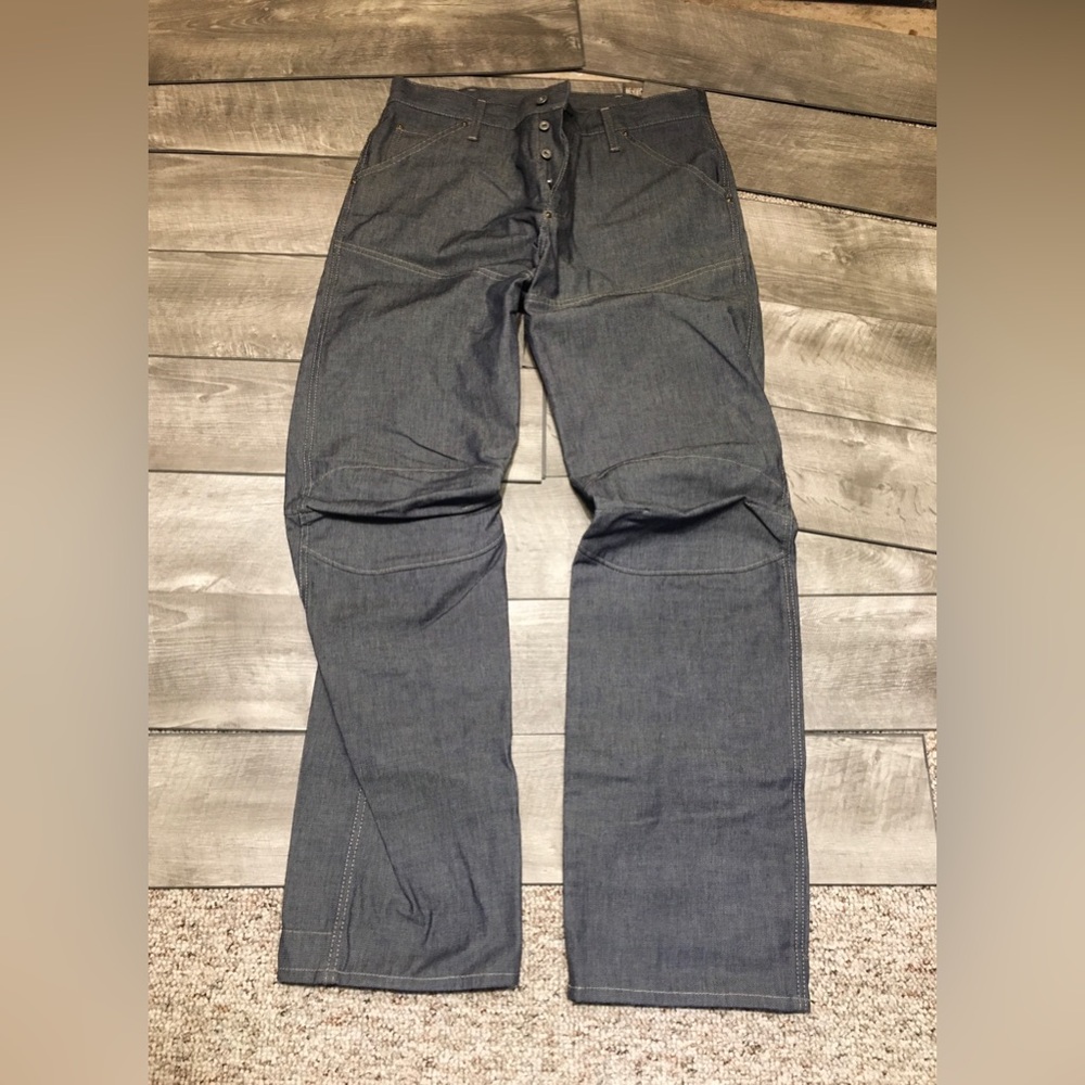 G-Star Elwood 3D Regular Fit Denim Engineer Jeans Button Fly Mens Size 34 X 36